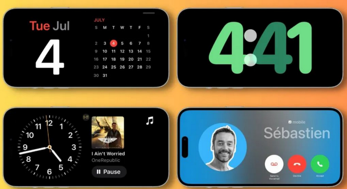 东乡苹果手机维修分享iOS17横屏充电待机显示有什么好处 