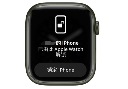 东乡苹果手机维修分享用 AppleWatch 解锁配备面容 ID 的 iPhone方法 