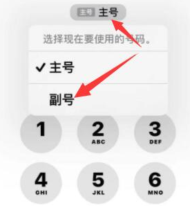 东乡苹果14维修店分享iPhone 14 Pro Max使用副卡打电话的方法 